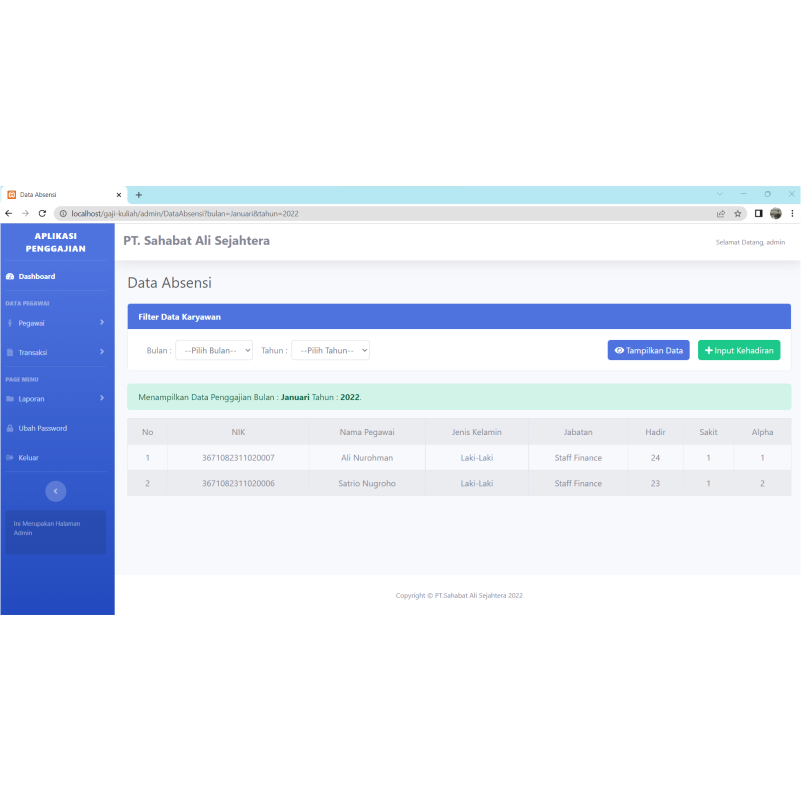 website penggajian wok-media